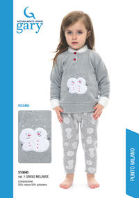 BABY GIRL'S S/L PAJAMAS S10040 Tellini S.r.l. Wholesale Clothing